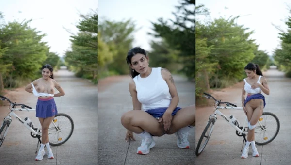 Reshmi R Nair – Bicycle Shoot 2024 OnlyFans UNRATED Hindi Hot Video 